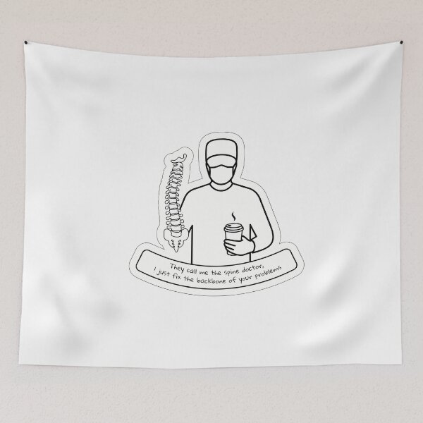Item preview, Spine Surgeon with Coffee designed and sold by NiftyWrx.
