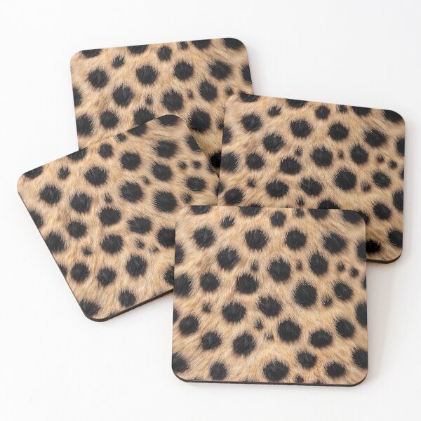 Item preview, Cheetah Print Pattern - Realistic Golden Fur with Black Spots Design designed and sold by Nine Lives Studio.