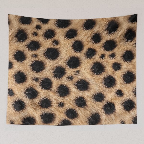 Item preview, Cheetah Print Pattern - Realistic Golden Fur with Black Spots Design designed and sold by Nine Lives Studio.