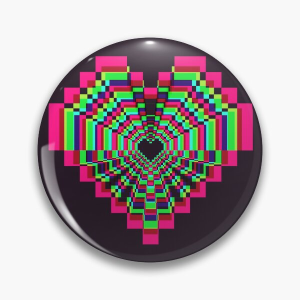 Item preview, Dark Pixel Heart -  Synthwave 2 designed and sold by animinimal.