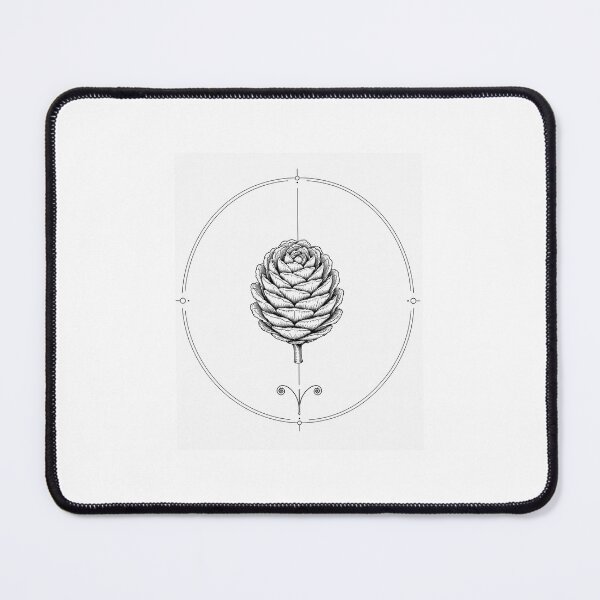 Item preview, Larch Cone | Minimal Nordic Botanical Cone Illustration designed and sold by Norvian.