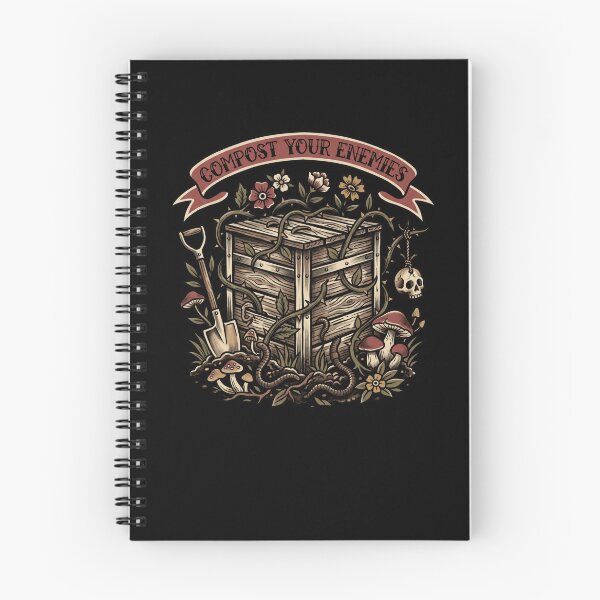 Item preview, Compost Your Enemies Macabre Gardener Humor designed and sold by snowry.