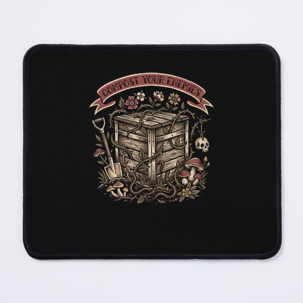 Item preview, Compost Your Enemies Macabre Gardener Humor designed and sold by snowry.