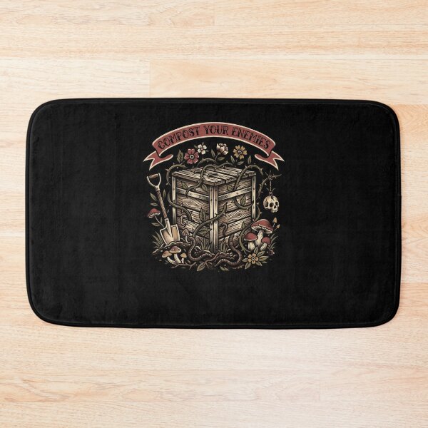 Item preview, Compost Your Enemies Macabre Gardener Humor designed and sold by snowry.