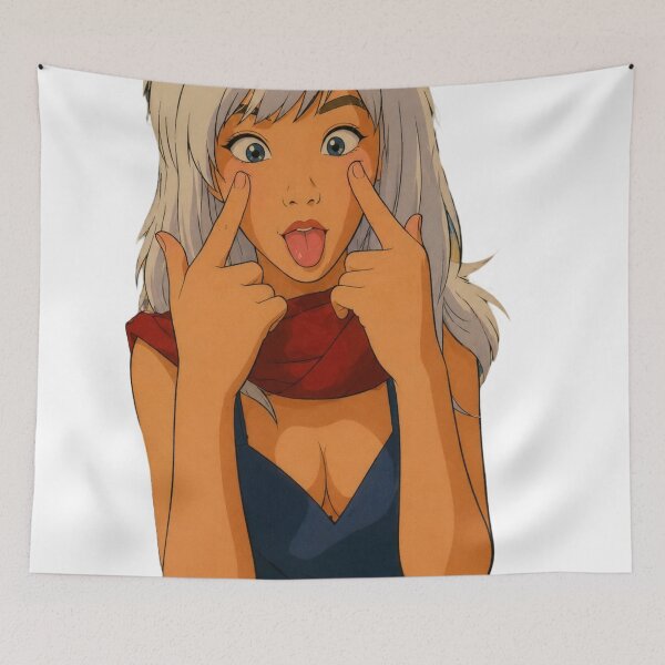 Item preview, Playful Silver-Haired Adventurer Pin-Up | Fantasy Storybook Heroine | Classic Western Animation Art designed and sold by  Hollow Moon Studios..