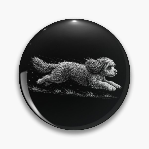Item preview, Cute Running Cavapoo Dog Lover designed and sold by gunaone-design.