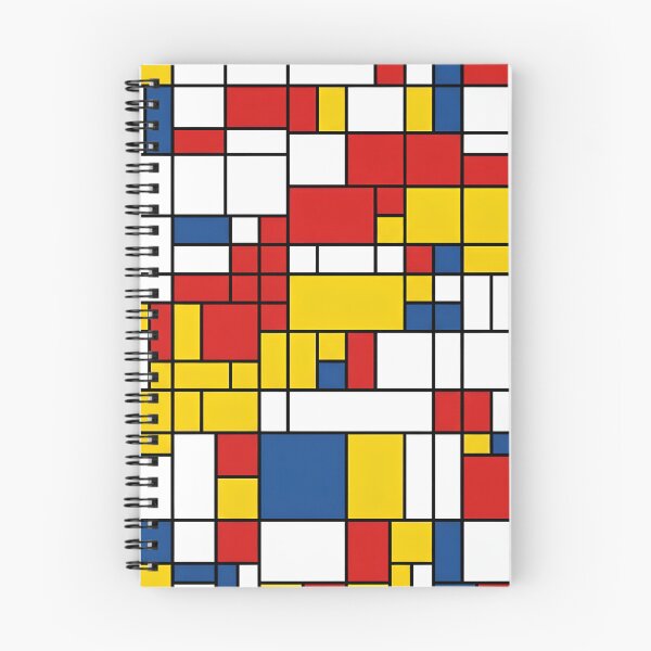 Item preview, Neo Plasticism Abstract Geometric Grid Red Yellow Blue Pattern designed and sold by Khokha80.