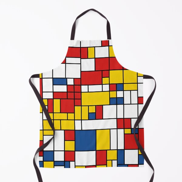 Item preview, Neo Plasticism Abstract Geometric Grid Red Yellow Blue Pattern designed and sold by Khokha80.