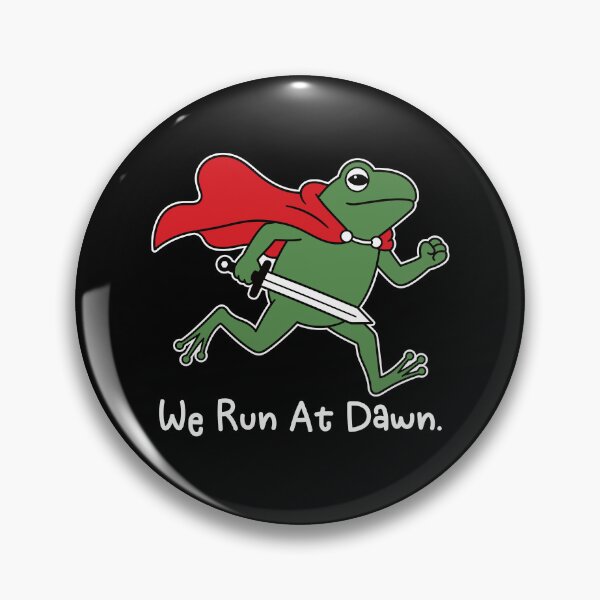 Item preview, We Run At Dawn - Funny Jogging Frogs Marathon Runner Gift  designed and sold by gunaone-design.