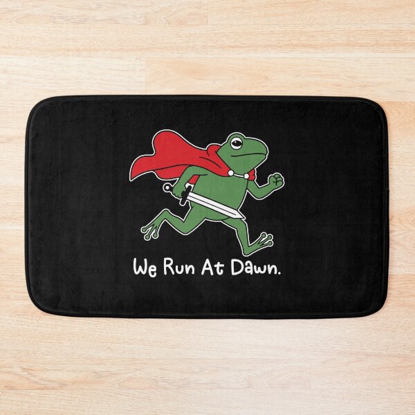 Item preview, We Run At Dawn - Funny Jogging Frogs Marathon Runner Gift  designed and sold by gunaone-design.