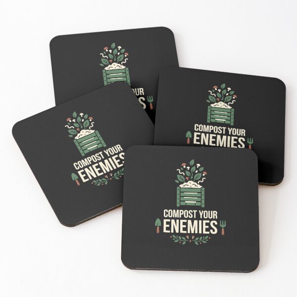 Item preview, Compost Your Enemies Funny Gardener Humor designed and sold by snowry.