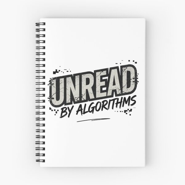 Item preview, Unread by Algorithms – Anti Social Media and Digital Detox Design designed and sold by Inky Accessories.
