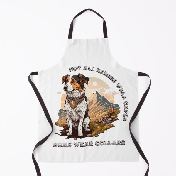 Item preview, Not All Heroes Wear Capes Some Wear Collars designed and sold by CatchphraseLab.