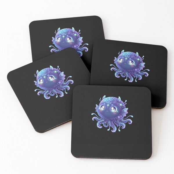 Item preview, Cute Cosmic Starry Octopus Creature designed and sold by snowry.