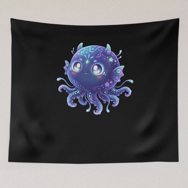 Item preview, Cute Cosmic Starry Octopus Creature designed and sold by snowry.