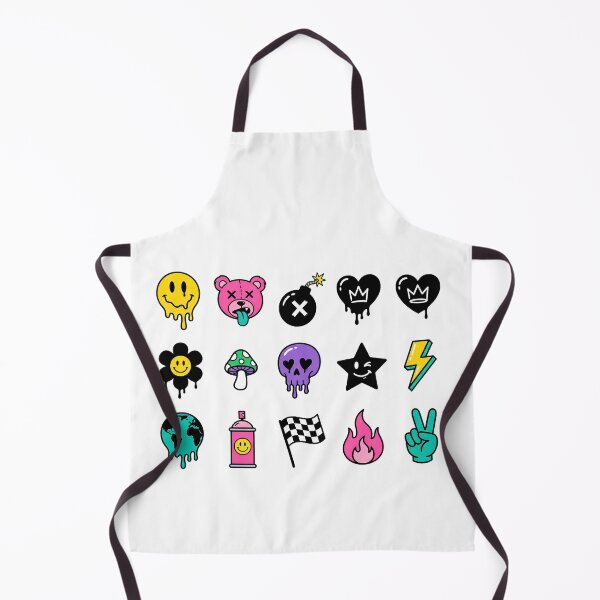 Item preview, Pop Art Graffiti Drippy Sticker Pack Melting Smiley Skull Bear Set designed and sold by InfiniteOrbit.