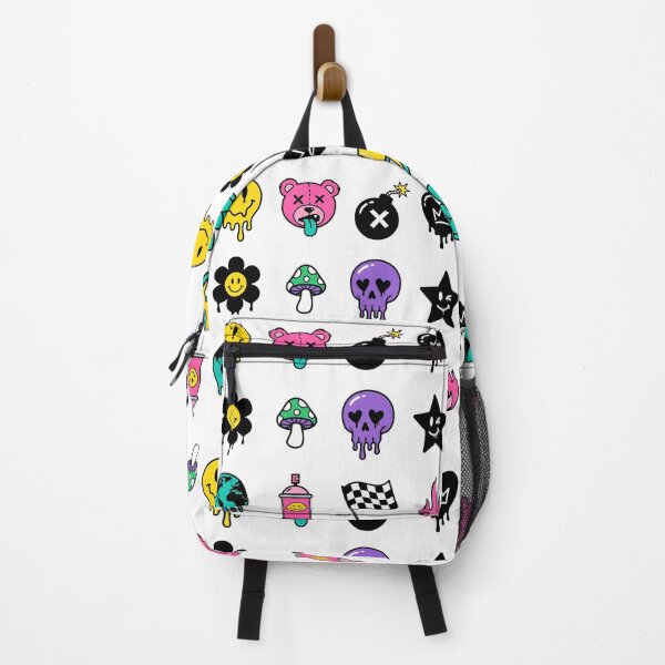 Item preview, Pop Art Graffiti Drippy Sticker Pack Melting Smiley Skull Bear Set designed and sold by SupplyCode.