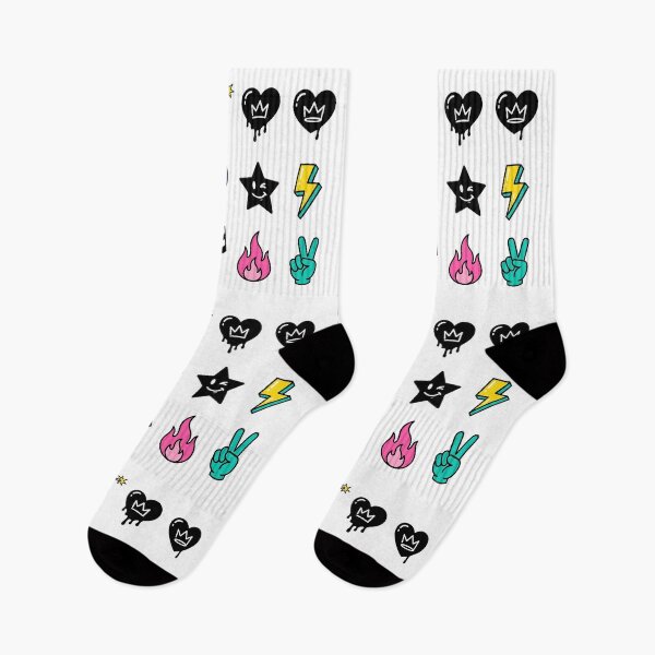 Item preview, Pop Art Graffiti Drippy Sticker Pack Melting Smiley Skull Bear Set designed and sold by InfiniteOrbit.