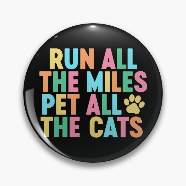 Item preview, Run All The Miles Pet All The Cats designed and sold by gunaone-design.