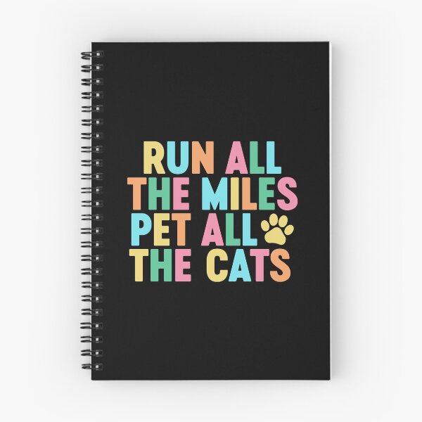 Item preview, Run All The Miles Pet All The Cats designed and sold by gunaone-design.