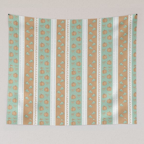 Item preview, Whimsical Pumpkin and Pie Pattern designed and sold by lockonjarvis.