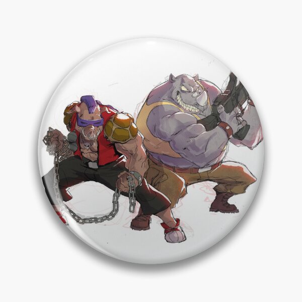 Item preview, Mutant Thugs Rocksteady & Bebop - Stylized Comic Art designed and sold by Eslam-Aboshady.
