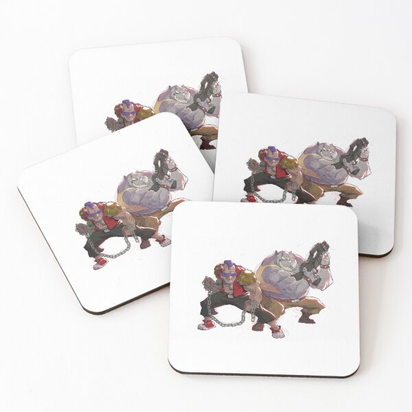 Item preview, Mutant Thugs Rocksteady & Bebop - Stylized Comic Art designed and sold by Eslam-Aboshady.