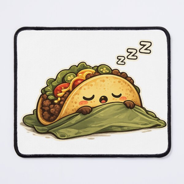 Item preview, Sleeping Taco designed and sold by TiredButSpicy.