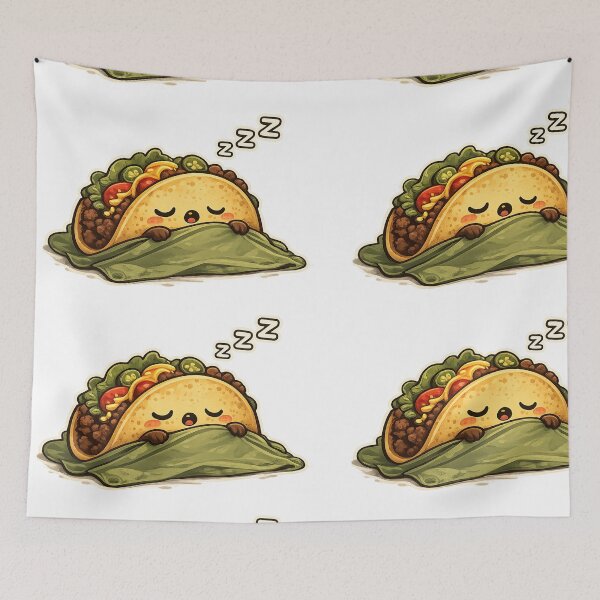 Item preview, Sleeping Taco designed and sold by TiredButSpicy.