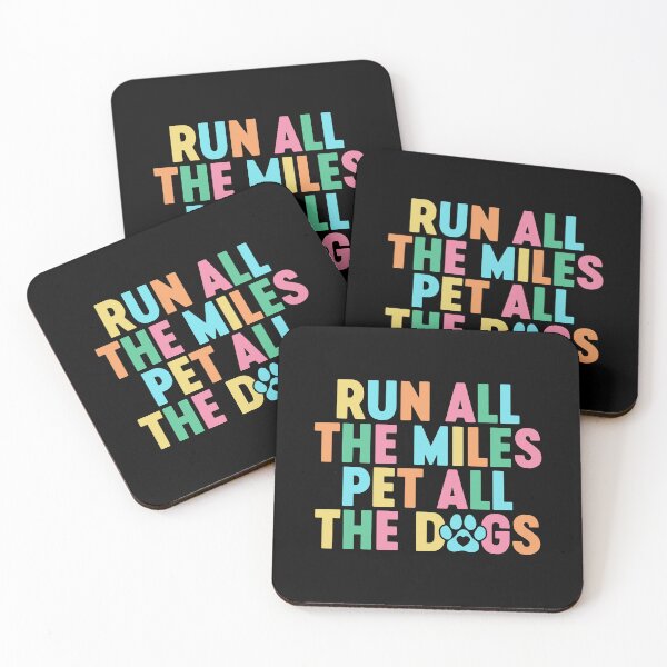 Item preview, Run All The Miles Pet All The Dogs designed and sold by gunaone-design.