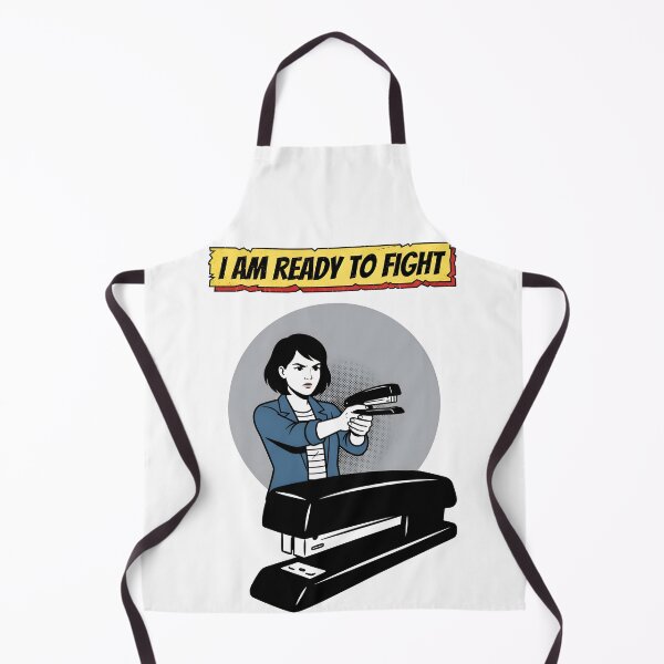 Item preview, Ready to Fight Stapler Weapon Dark Comic Poster designed and sold by DuckOddity.