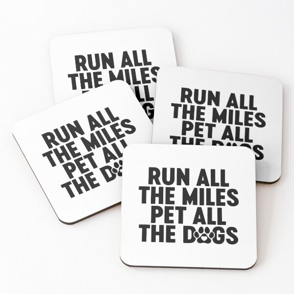 Item preview, Run All The Miles Pet All The Dogs designed and sold by gunaone-design.