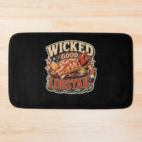 Item preview, New England Lobster Roll Distressed Seafood Art designed and sold by snowry.
