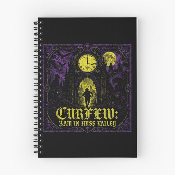 Item preview, Huss ValleyCurfew: 3AM in Huss Valley - Gothic Meme Poster Tee  designed and sold by Uglyandcute.