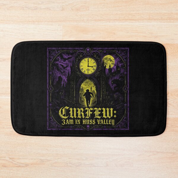 Item preview, Huss ValleyCurfew: 3AM in Huss Valley - Gothic Meme Poster Tee  designed and sold by Uglyandcute.