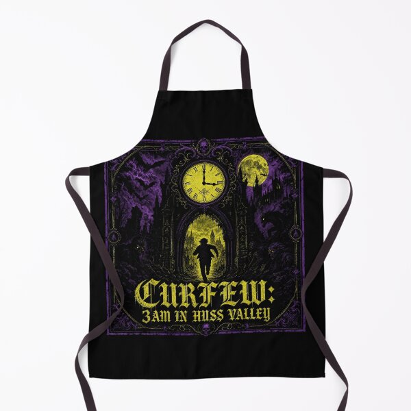 Item preview, Huss ValleyCurfew: 3AM in Huss Valley - Gothic Meme Poster Tee designed and sold by Uglyandcute.