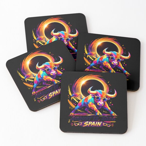 Item preview, Spain Total Solar Eclipse August 12 2026 - Spanish Bull Ring Of Fire Art designed and sold by DreamPup.