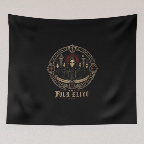 Item preview, Huss Valley The Folk Elite - Gothic Secret Society Meme designed and sold by Uglyandcute.