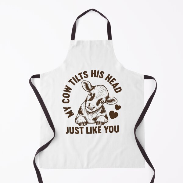 Item preview, My Cow Tilts His Head Just Like You - Funny Cow Farmer designed and sold by gunaone-design.