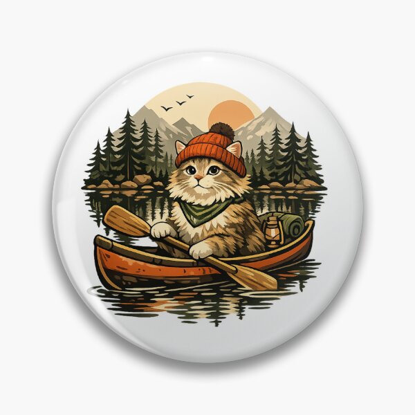 Item preview, Fluffy Cat Canoe Adventure designed and sold by teemix.