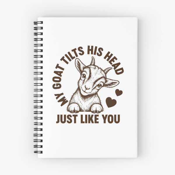 Item preview, My Goat Tilts His Head Just Like You - Funny Goat Farmer designed and sold by gunaone-design.