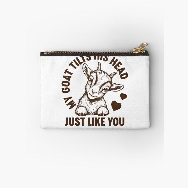 Item preview, My Goat Tilts His Head Just Like You - Funny Goat Farmer designed and sold by gunaone-design.