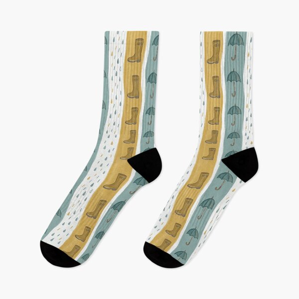 Item preview, Colorful Umbrella and Boots Pattern designed and sold by lockonjarvis.