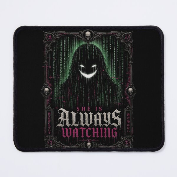 Item preview, Huss Valley She Is Always Watching - Gothic Cyber Horror designed and sold by Uglyandcute.