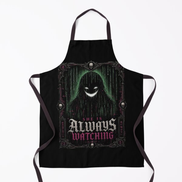 Item preview, Huss Valley She Is Always Watching - Gothic Cyber Horror designed and sold by Uglyandcute.