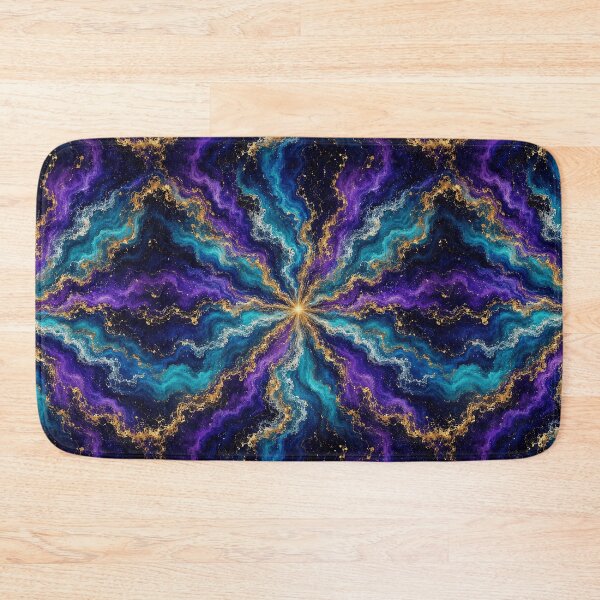 Item preview, Celestial Ocean Gold Radial Design designed and sold by Inkworksbyshery.