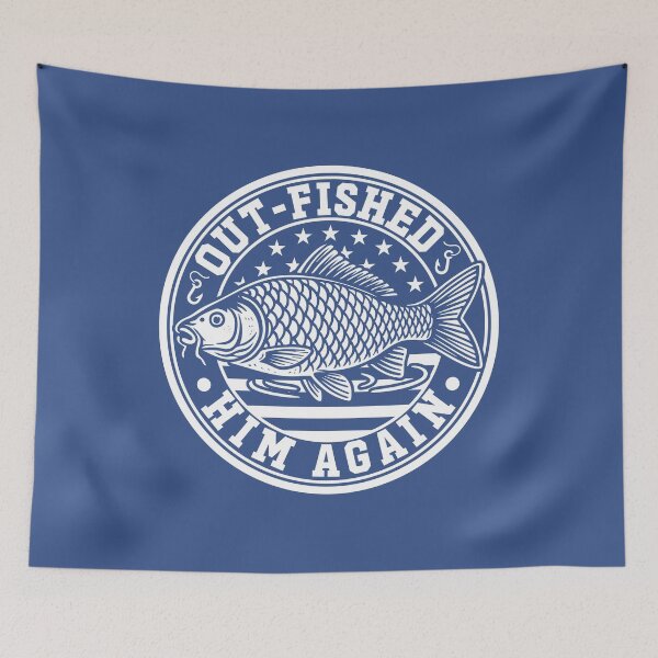 Item preview, Outfished Him Again Funny Fishing American Flag Dad designed and sold by gunaone-design.