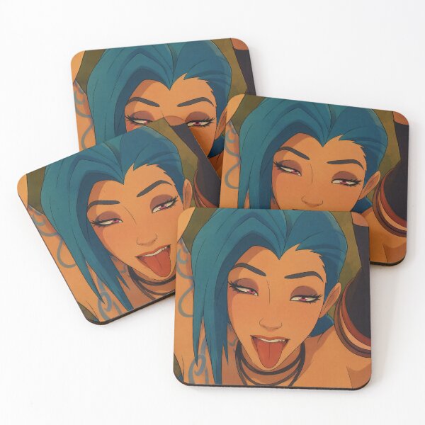 Item preview, Chaotic Blue-Haired Gunner Pin-Up | Wild Gamer Expression | Classic Western Animation Art designed and sold by  Hollow Moon Studios..