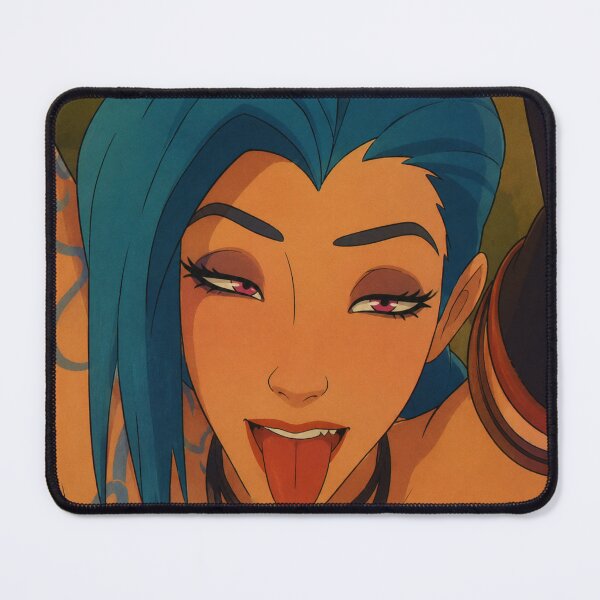 Item preview, Chaotic Blue-Haired Gunner Pin-Up | Wild Gamer Expression | Classic Western Animation Art designed and sold by  Hollow Moon Studios..