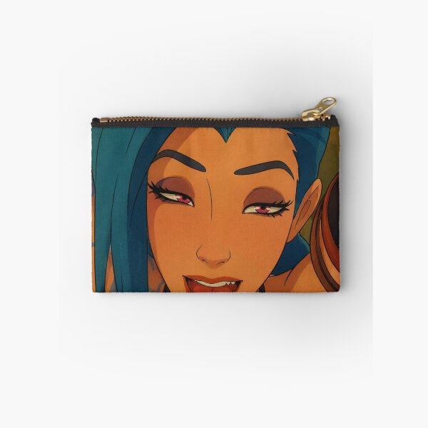 Item preview, Chaotic Blue-Haired Gunner Pin-Up | Wild Gamer Expression | Classic Western Animation Art designed and sold by  Hollow Moon Studios..
